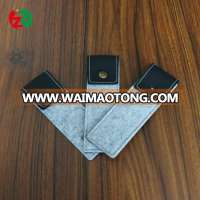 Alibaba express high quality low price felt pencil pouch, durable custom felt pencil bag