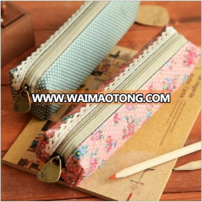 Floral Girl Pencil case Fabric Pen Bag Pencil Bag Stationery